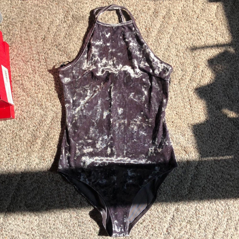Forever 21 Velvet Body Suit